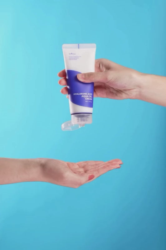 Charger la vidéo : Aqua gel creme à l&#39;acide hyaluronic